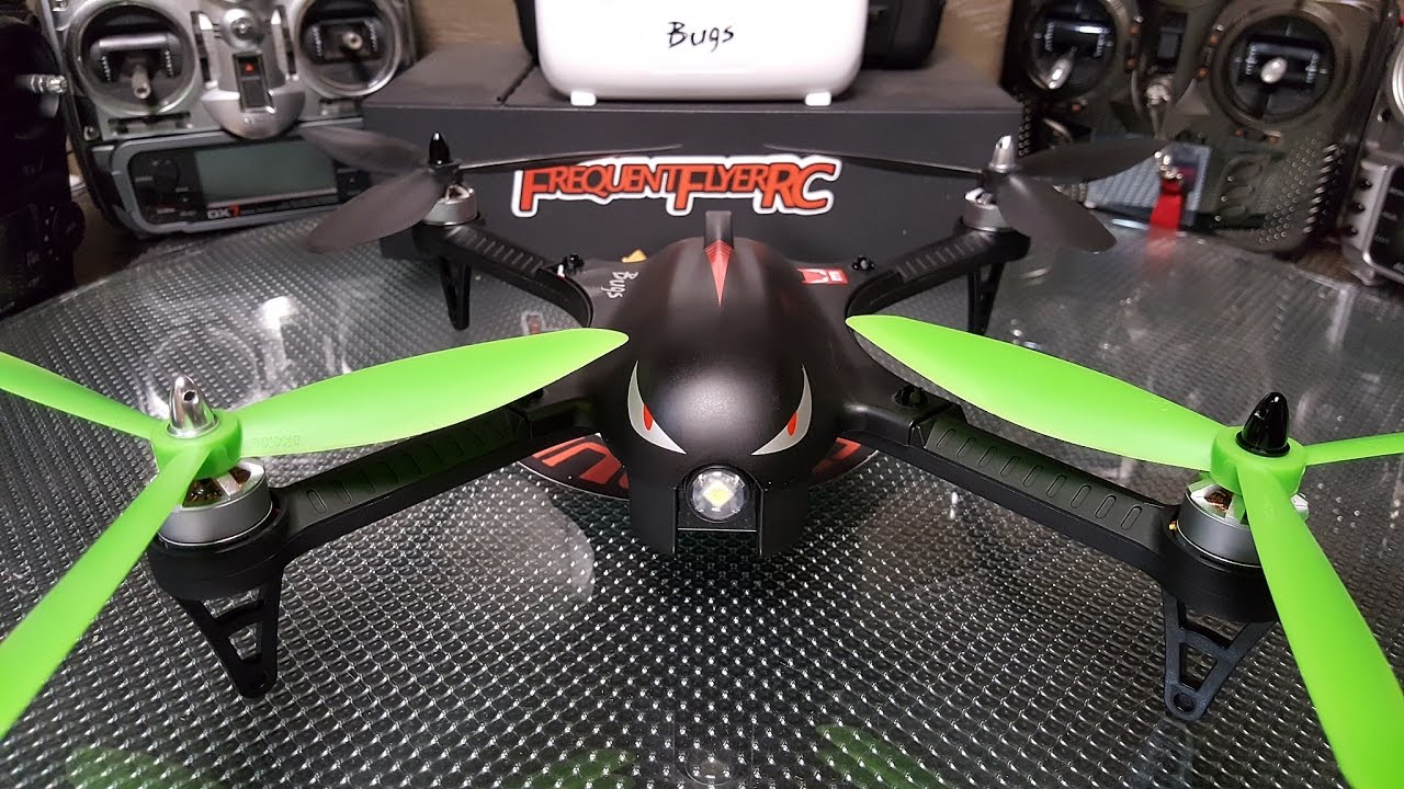 MJX Bugs 3 brushless quad with 3 bladed props + H501S props! all tests on 3S 1300mah Tattu