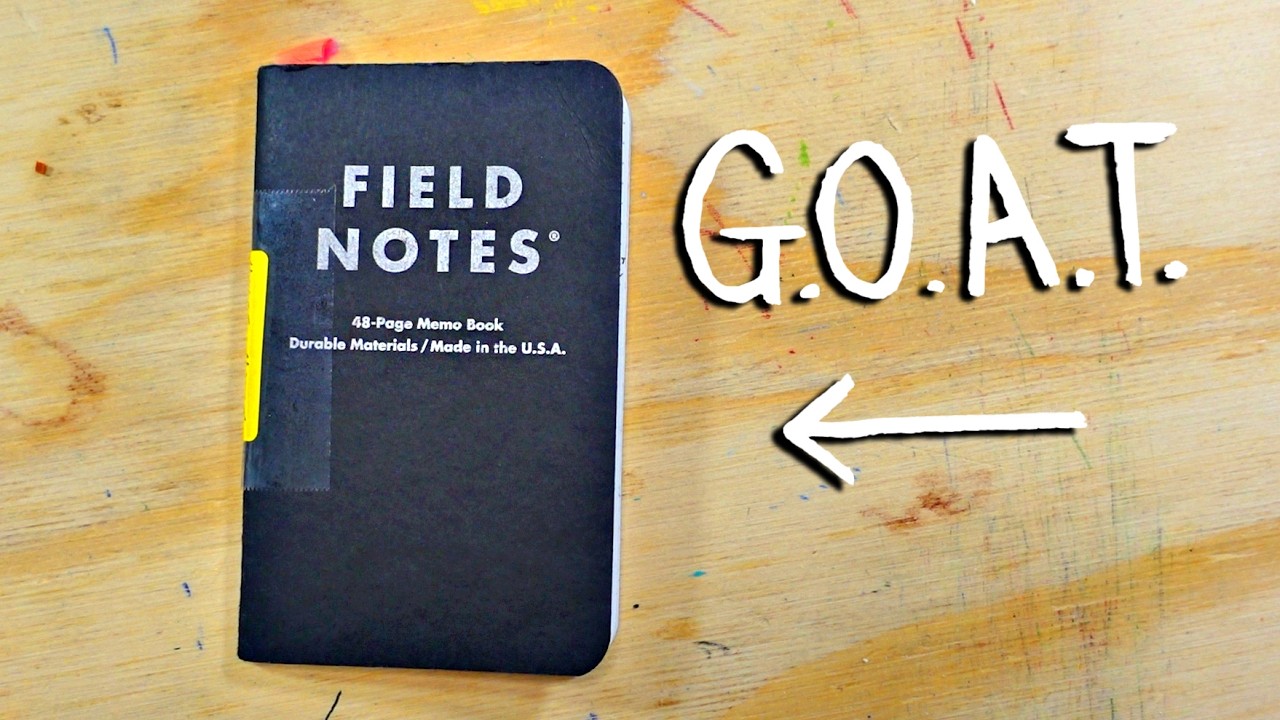 My FAVORITE Field Notes! | Pitch Black Edition Review