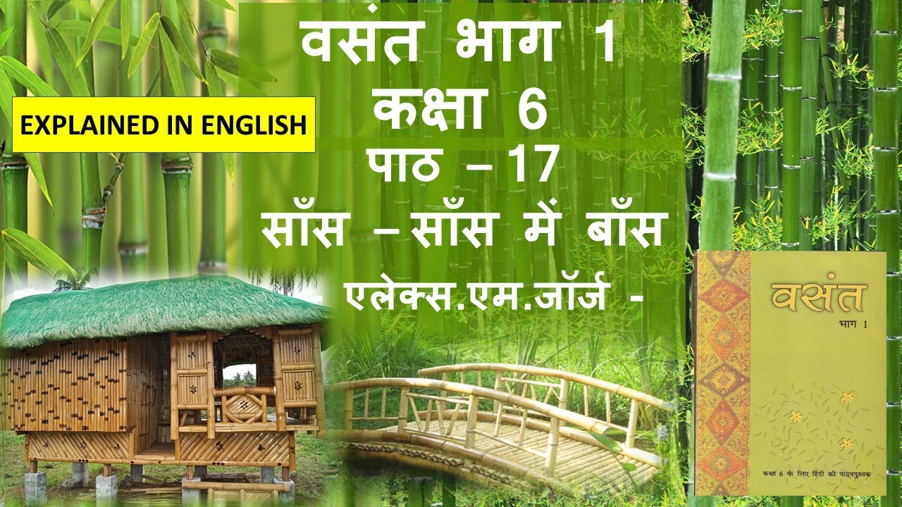 SAANS SAANS MEIN BAANS -  LESSON 17- CLASS 6 - CBSE -  ENGLISH EXPLANATION