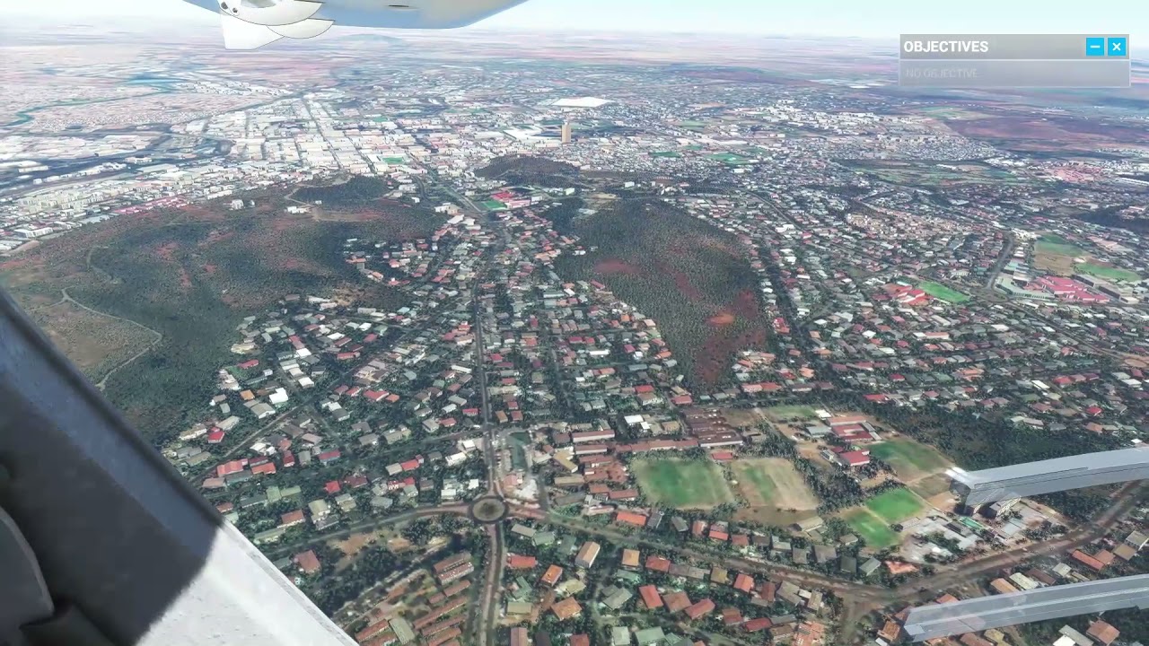 Flight Simulator 2020 over Bloemfontein