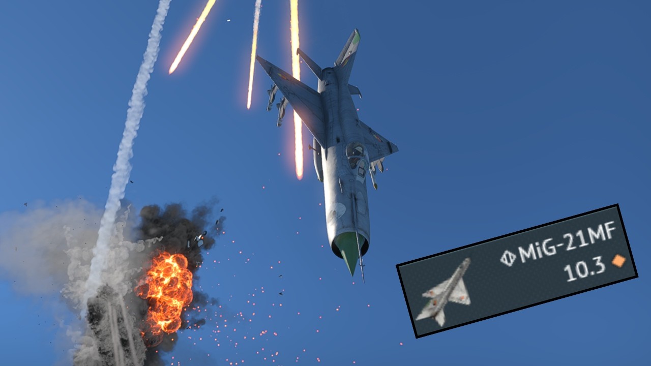 One Of The Best Planes For Its BR - MiG-21MF - War Thunder