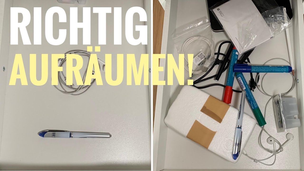 5S Methode - Einfach aufräumen und dauerhaft Ordnung halten I Minimalismus im Van I Clean Desk