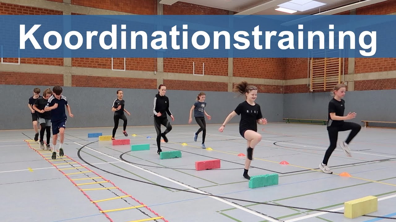 KOORDINATIONSTRAINING | mit Koordinationsleiter, Hütchen oder Bricks