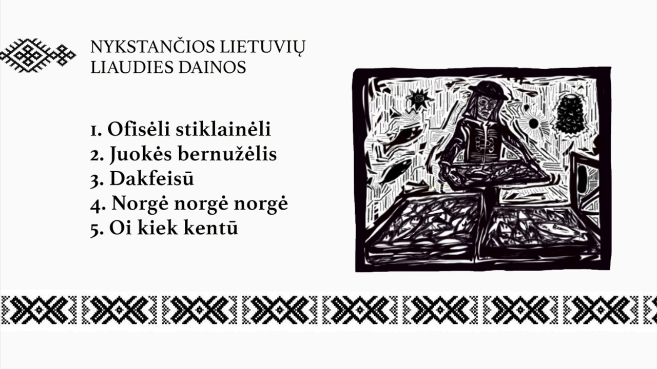 Nykstančių lietuvių liaudies dainų rinkinys II (Underground Lithuanian folk songs)
