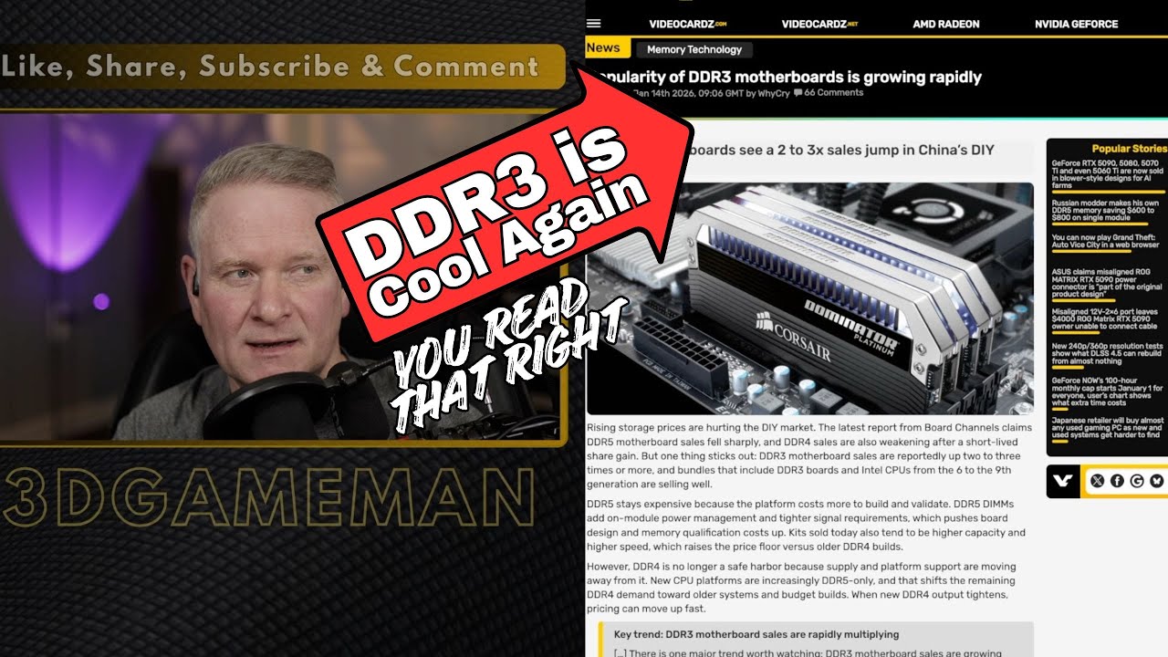 DDR3... PC Market Is Doomed?!