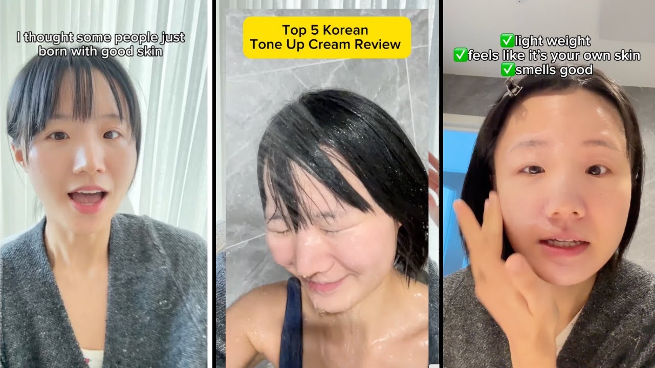 [РЕЗУЛЬТАТЫ] Тестирование ТОП-6 корейских тонирующих кремов для более яркой кожи. Подборка коротк...