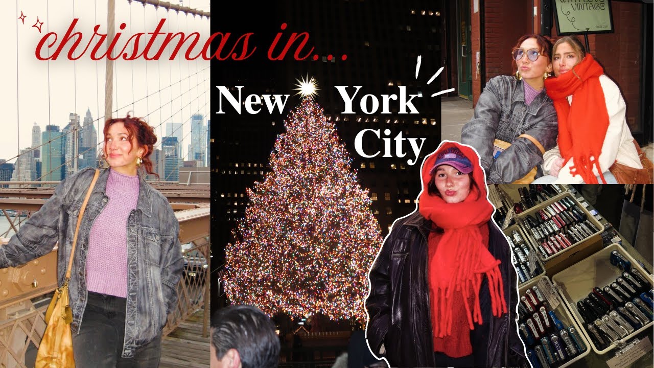CHRISTMAS IN NEW YORK  *4 days in the city* | exploring nyc, good food, shopping, etc.!!