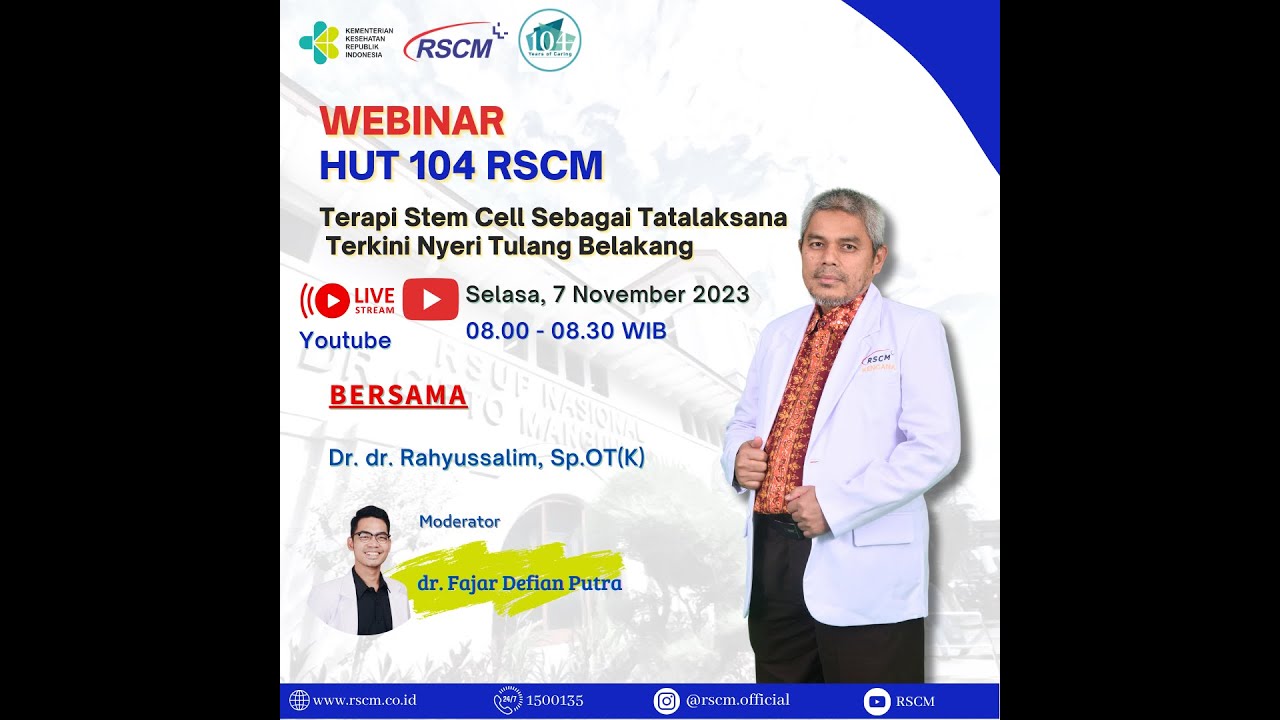 Terapi Stem Cell Sebagai Tatalaksana Terkini Nyeri Tulang Belakang