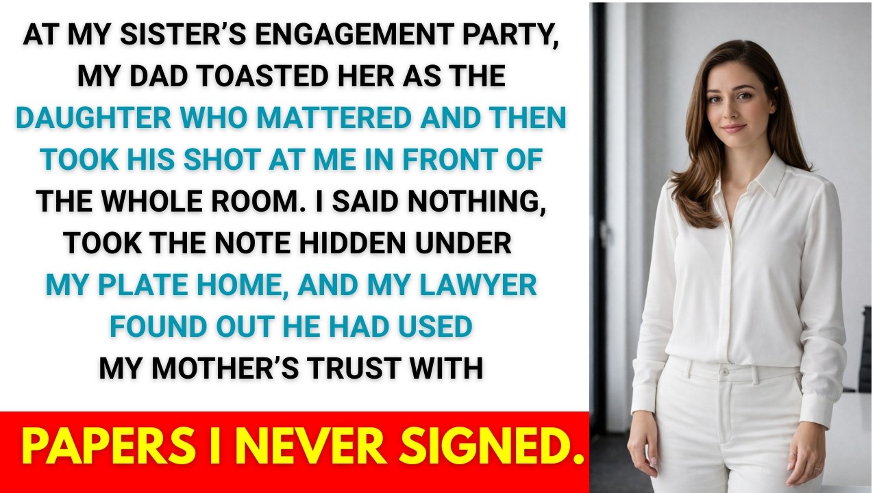 My Family Humiliated Me At My Sister’S Engagement, Then My Lawyer Uncovered My Dad’S Trust Fraud