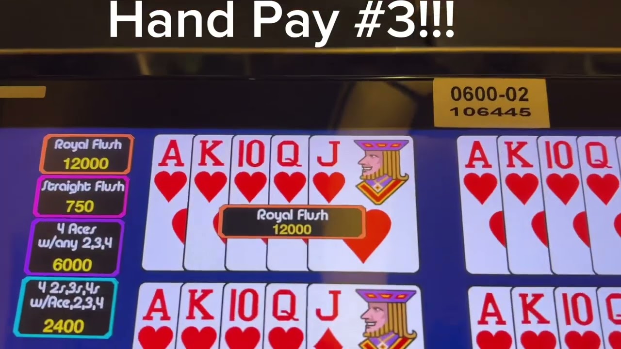 EPIC Session with 3 Jackpots/Hand-Pays playing Video Poker!