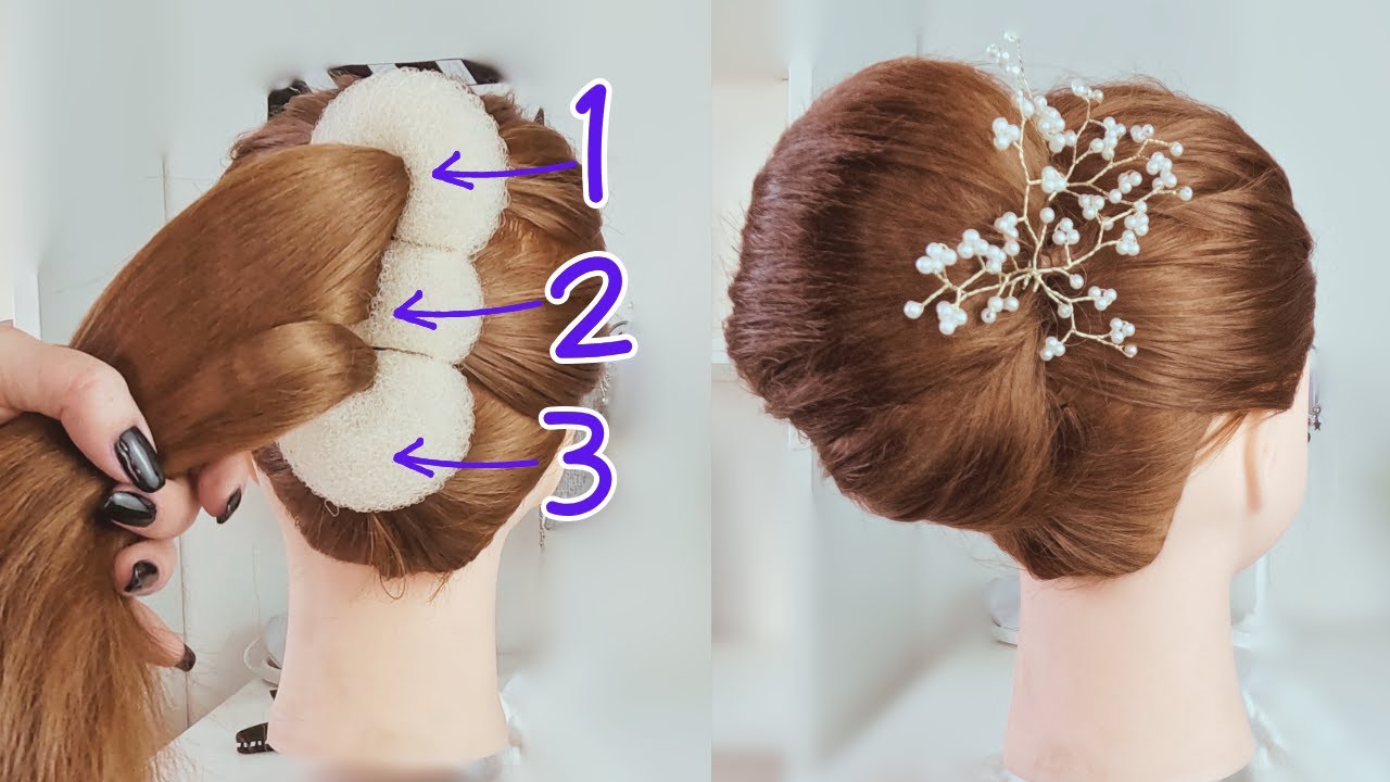 Learn How To Style An ELEGANT Bun Hairstyle Step By Step