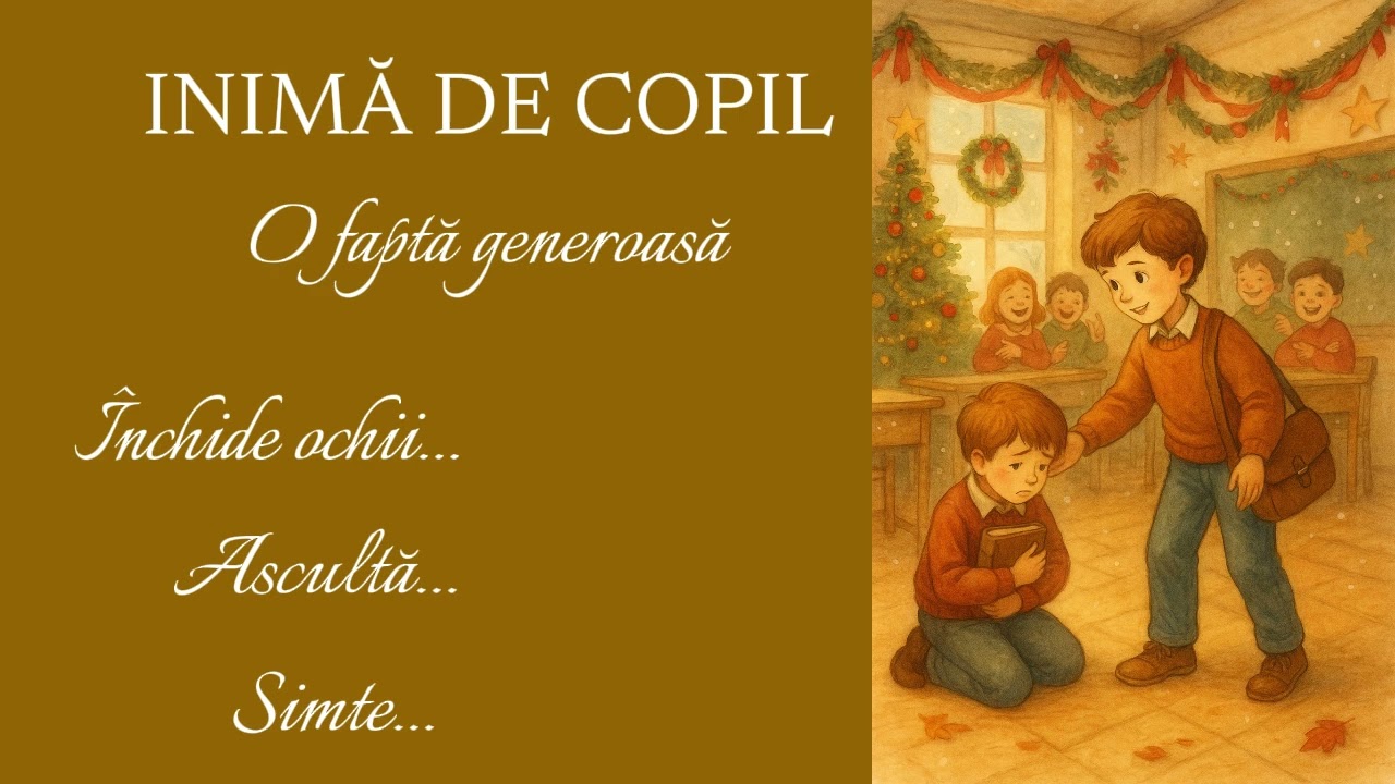 O FAPTA GENEROASA I INIMĂ DE COPIL