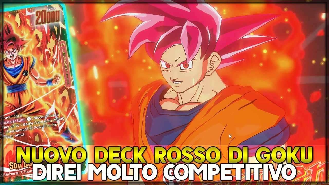 Dragon Ball Card Fusion :Nuovo Deck Rosso