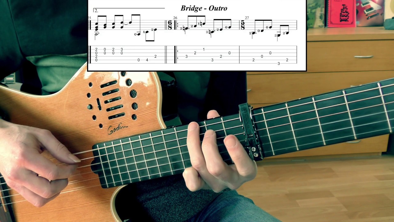 Here Comes the Sun - The Beatles (Guitar tutorial (French))