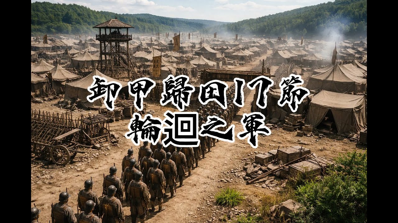 17卸甲歸田系列，多為史詩曲風，以戰爭為題材，目的是讓人深省戰爭，並願天下永無戰事。此曲輪迴之軍，希望各位能喜歡。Excelente música con IA、Epic genre、AI音樂。