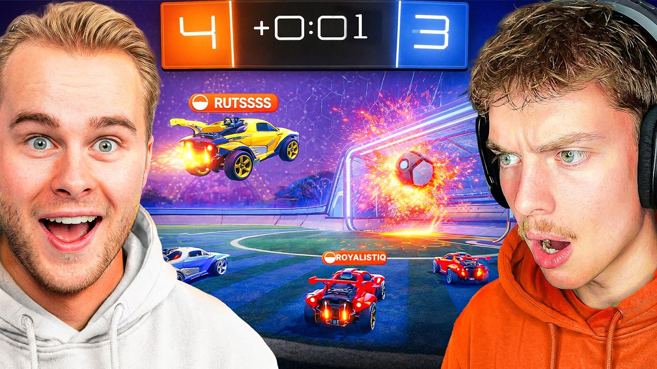 BESTE GOAL OOIT IN OVERTIME!  - Rocket League Ranked (Nederlands)