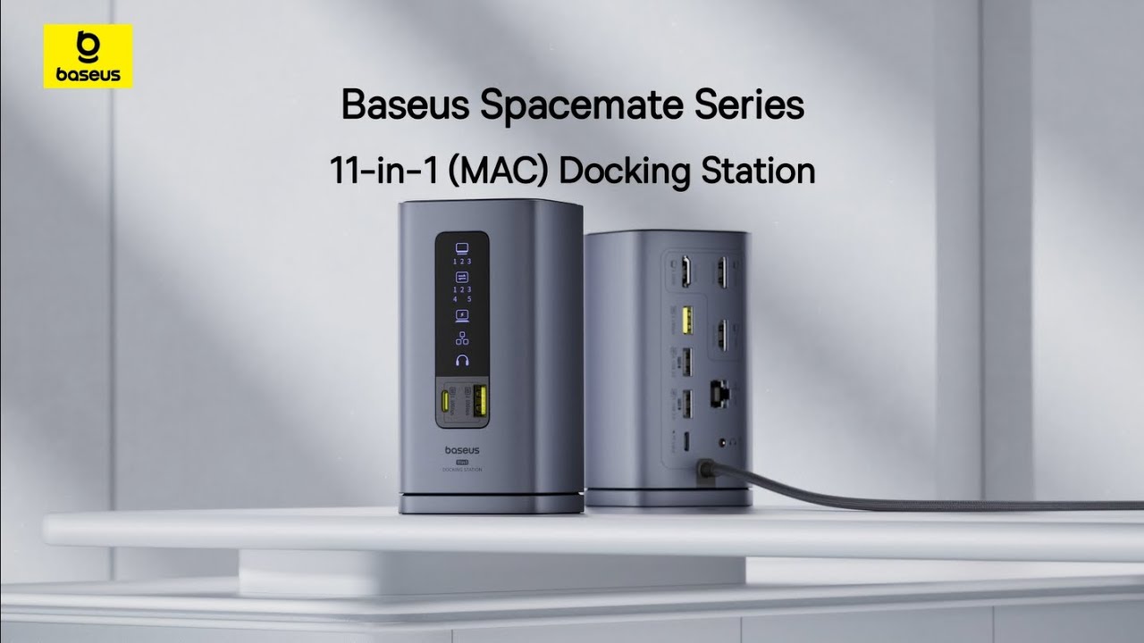 Baseus Spacemate Series 11-in-1 (MAC) Docking Station | Efficient. Productive. Organized.