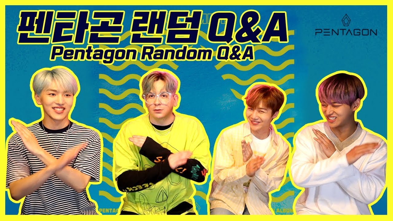 펜타곤 멤버들과 Q&A TIME! 키노, 진호, 홍석 만나보자! Q&A time with idol group Pentagon (Feat Kino, Jinho, Hongseok)
