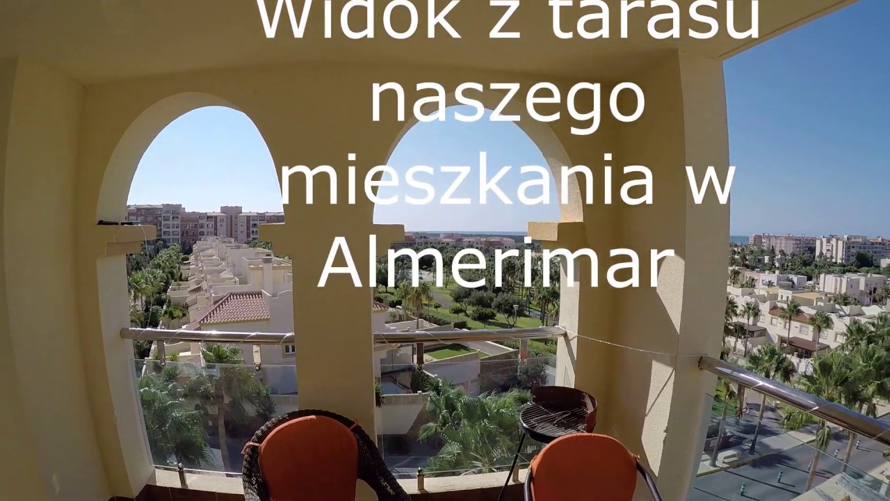 Hiszpania Almerimar . Widok z tarasu i wyprawa rowerowa po okolicy sierpień2018