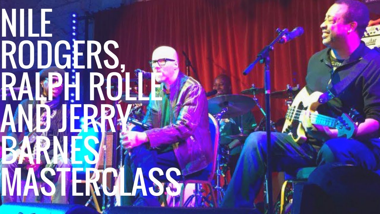 Nile Rodgers, Ralph Rolle, Jerry Barnes Masterclass at BIMM London