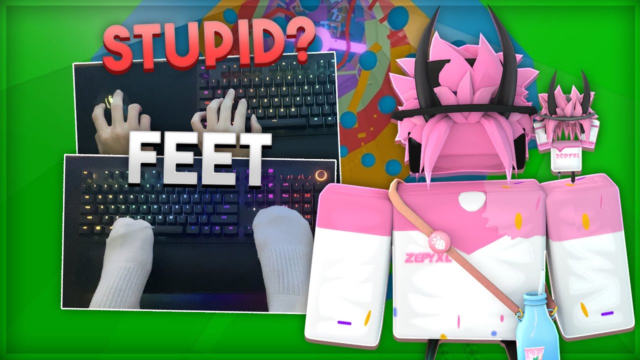 STUPID WAYS to play tower of hell... (feet reveal?)