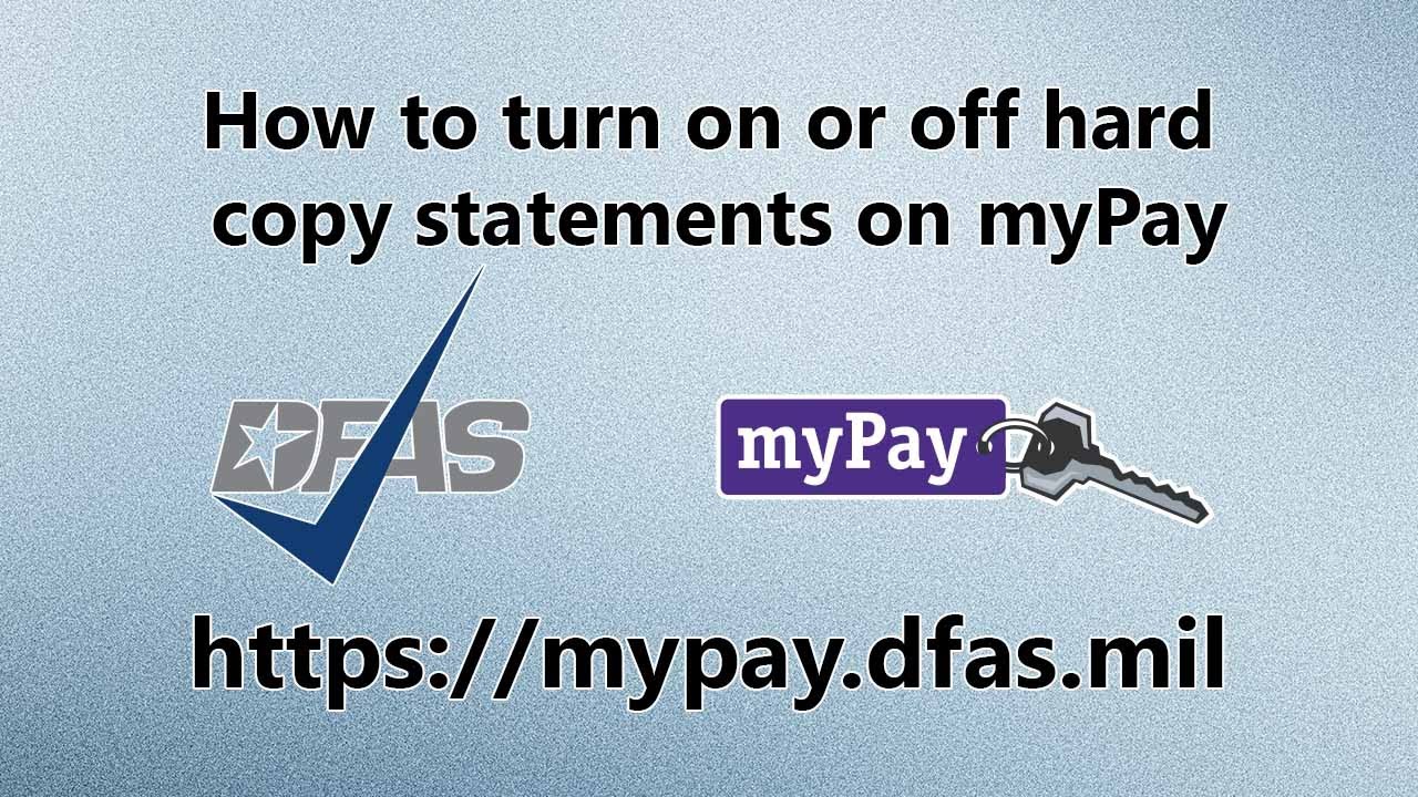 DFAS myPay: как выбрать электронную доставку