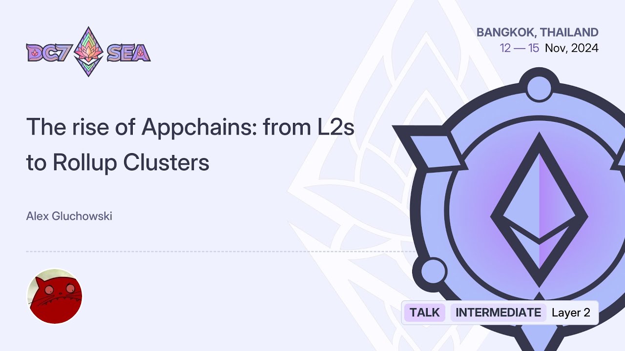 The rise of Appchains: from L2s to Rollup Clusters