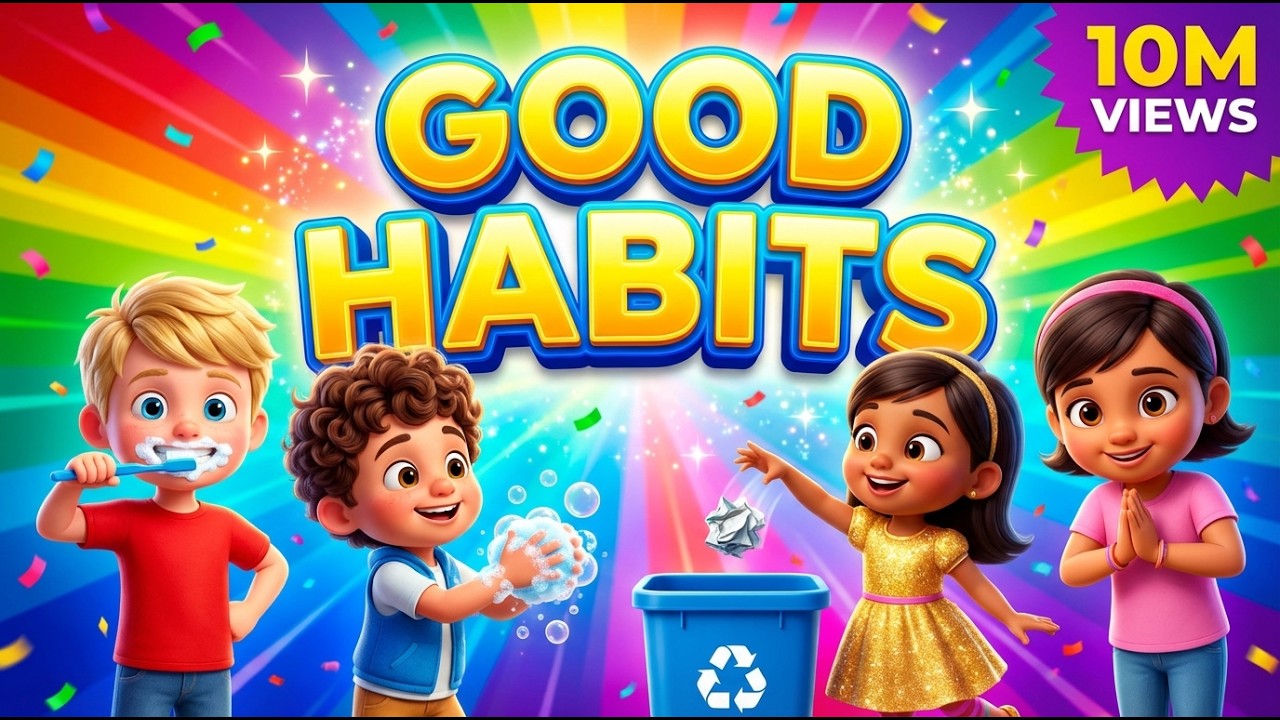 Good Habits kids Song  #viral #kidsanimation #trending #cartoon #goodhabits  #oysterart11