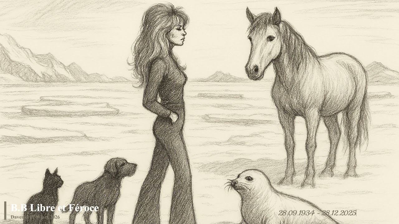 Davenki Pi Wiart | BB libre et féroce #legend #hollywood #animals #actress