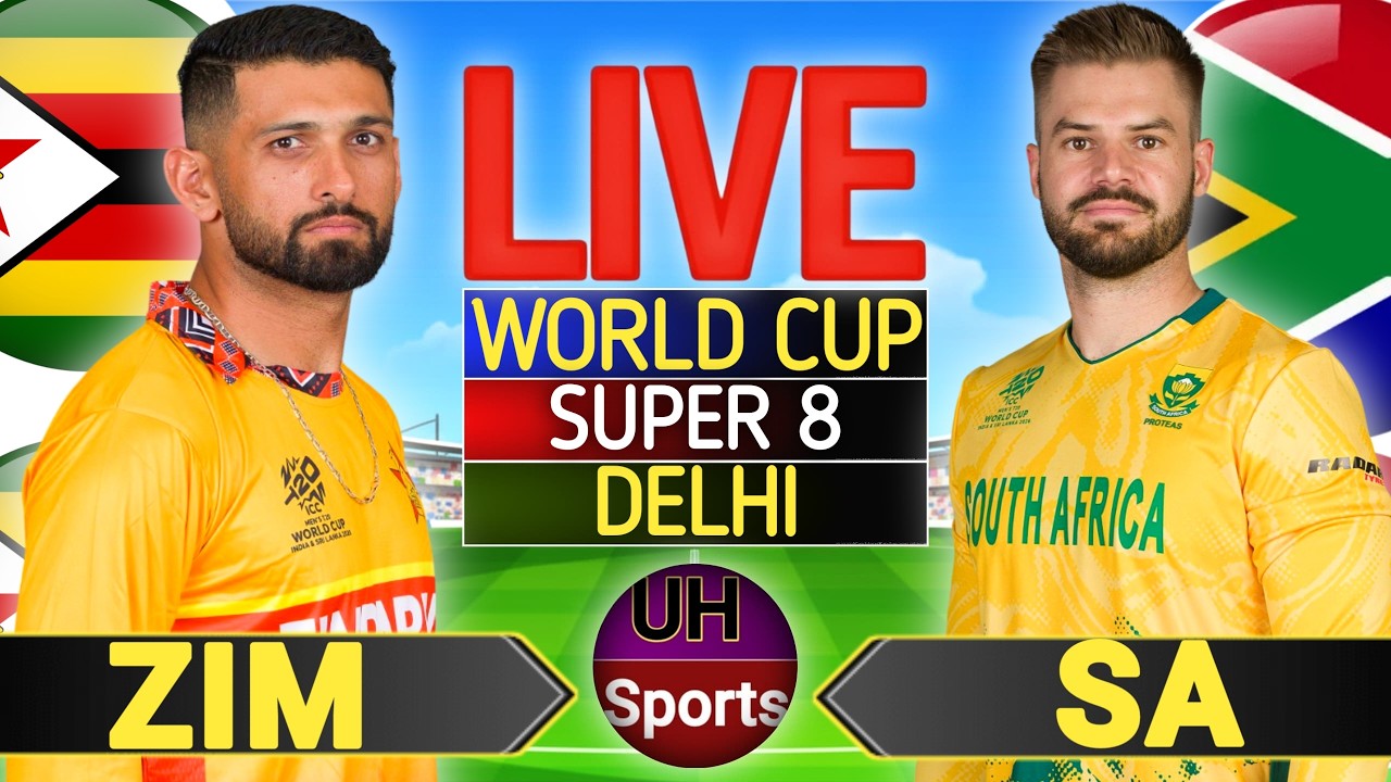 SA vs ZIM, World Cup 2026 Cricket Live Match Today | Zimbabwe vs South Africa Live Match Scores, SA