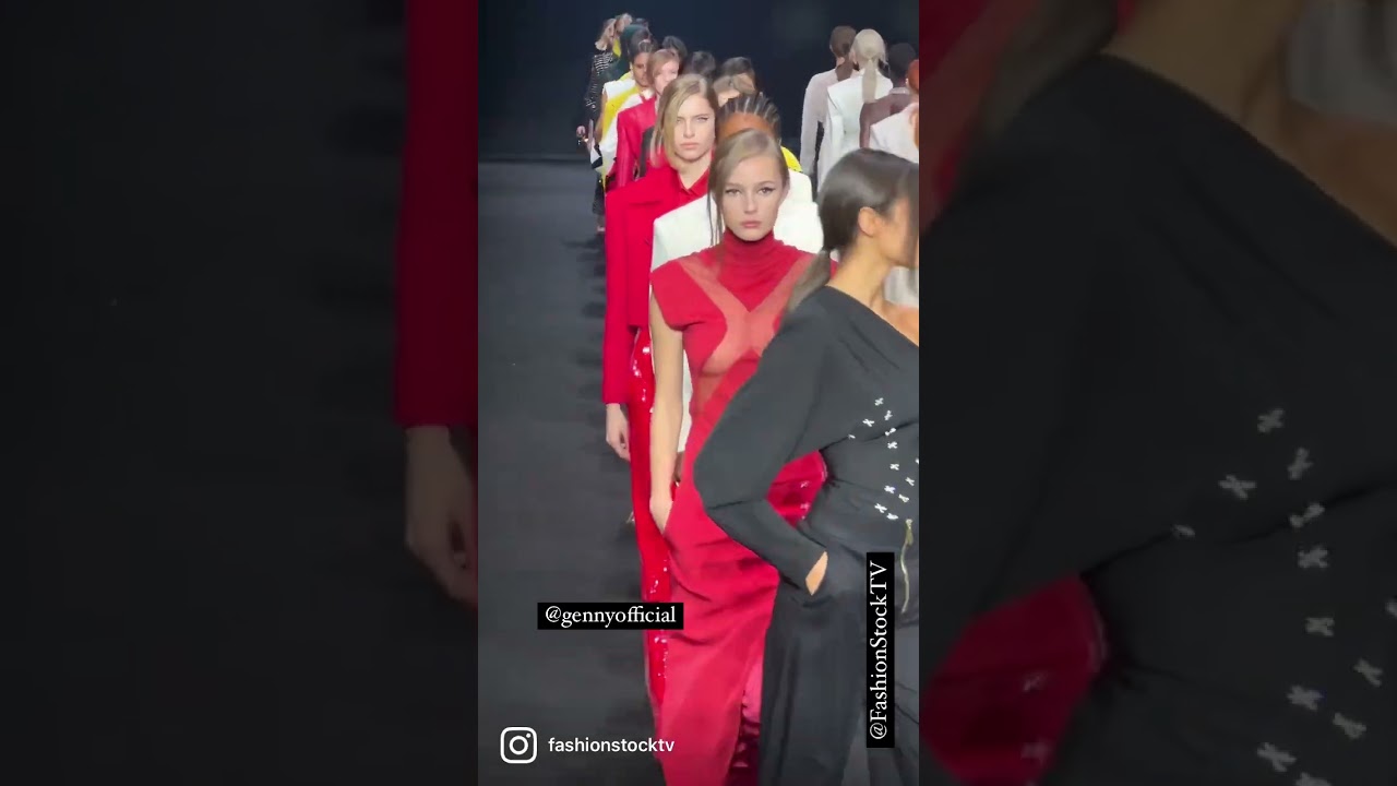 GENNY FW23/24 | Fashion Runway show Feb 23, 2023 in  Milan Italy.