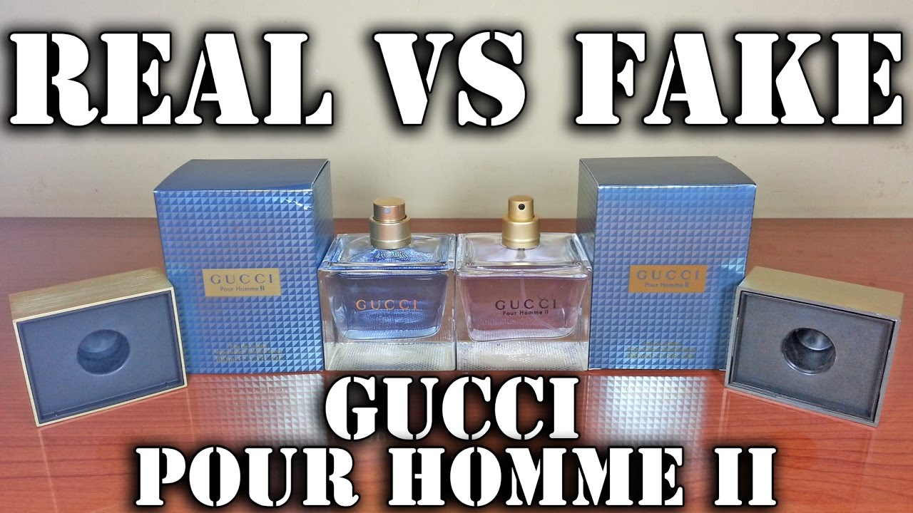 Fake fragrance - Gucci pour Homme II