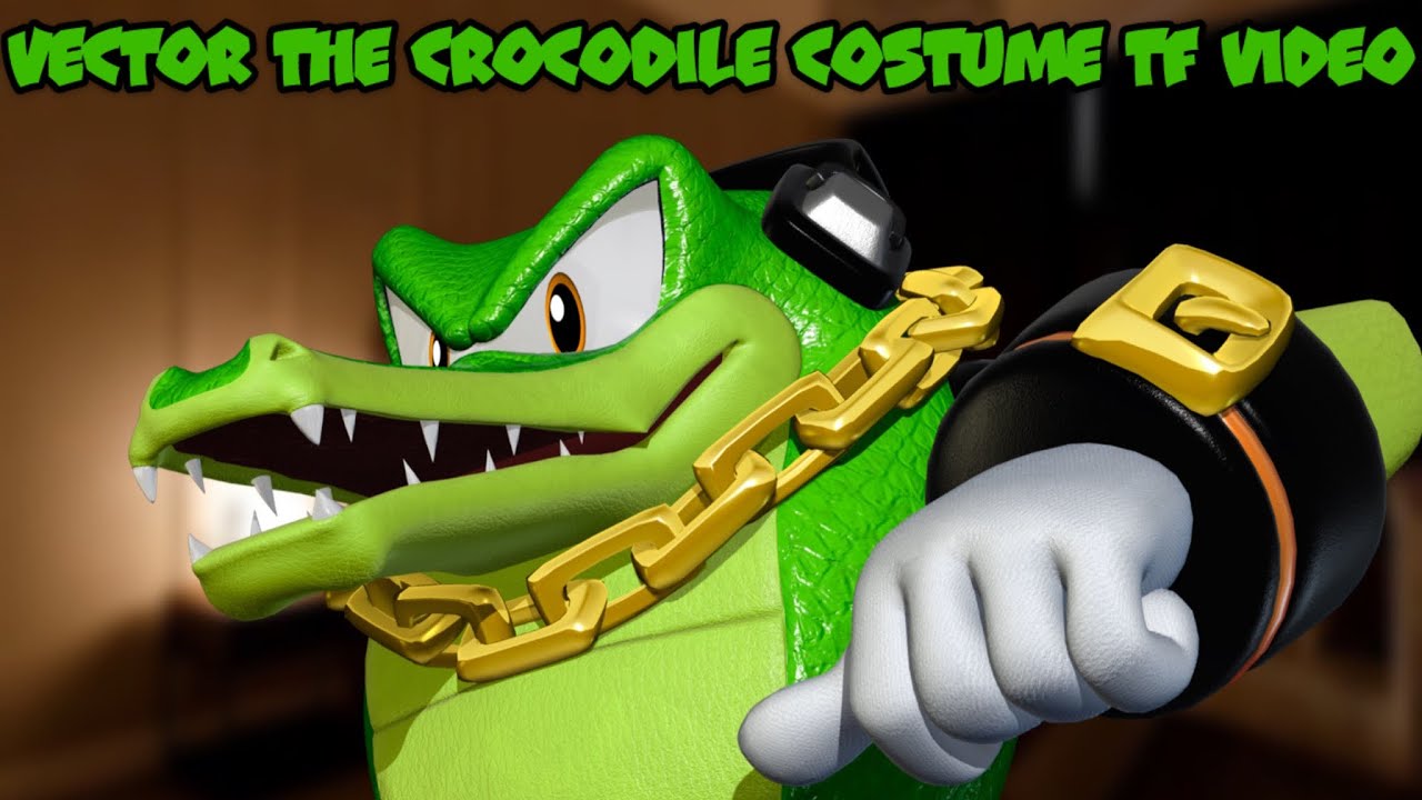 VECTOR THE CROCODILE COSTUME TF || VIDEO & STORY || AUDIO ASMR 🐊