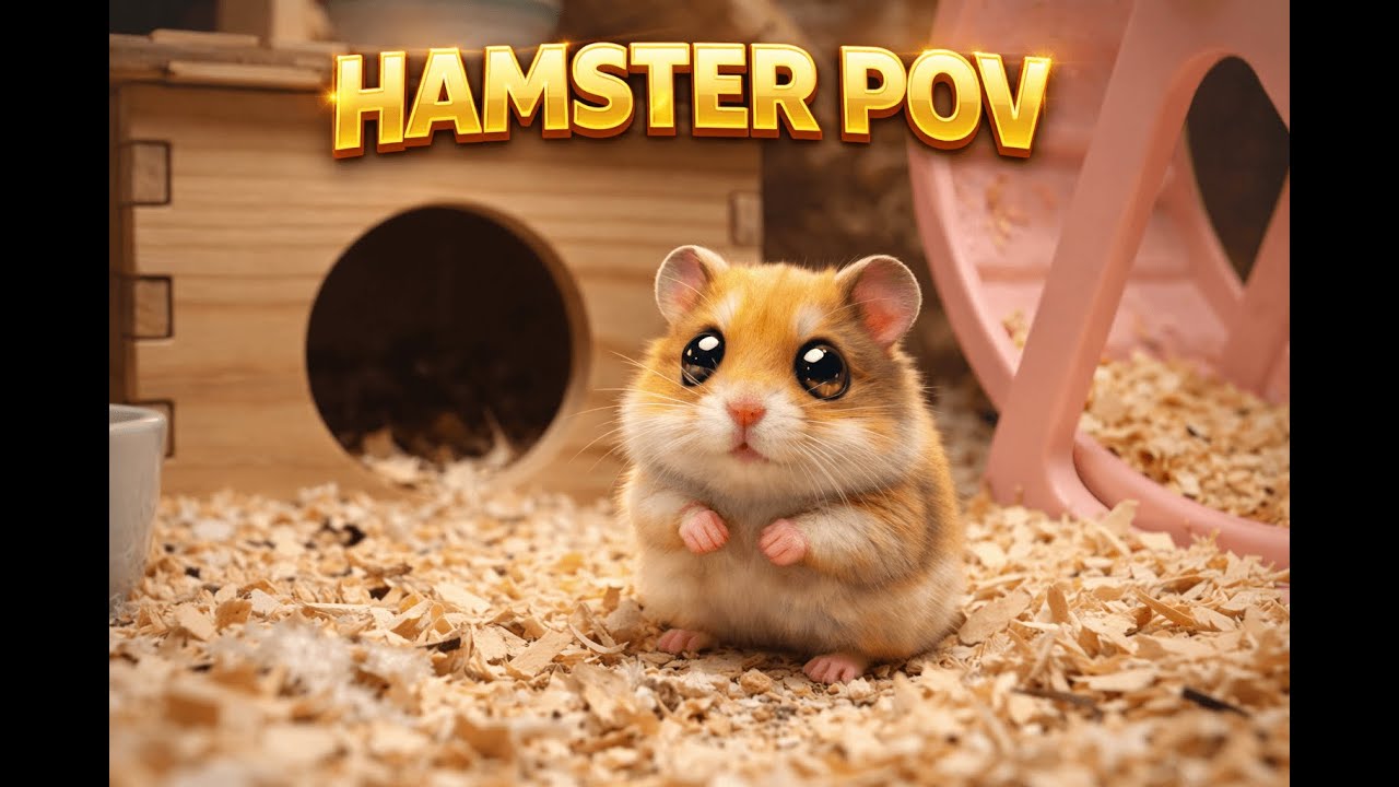 Hamster POV Relaxing Walk for Small Pets | Pet TV No Music