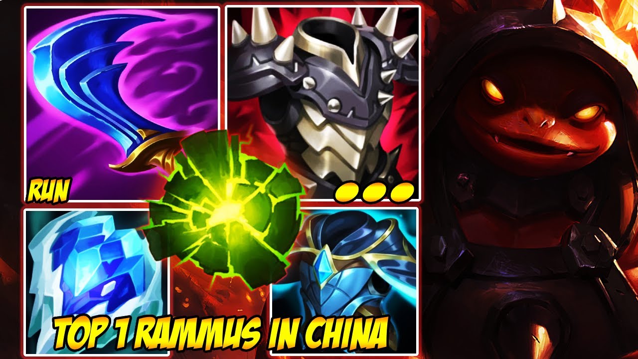 TOP 1 RAMMUS IN CHINA WILD RIFT - THIS RAMMUS IS SO ANNOYING