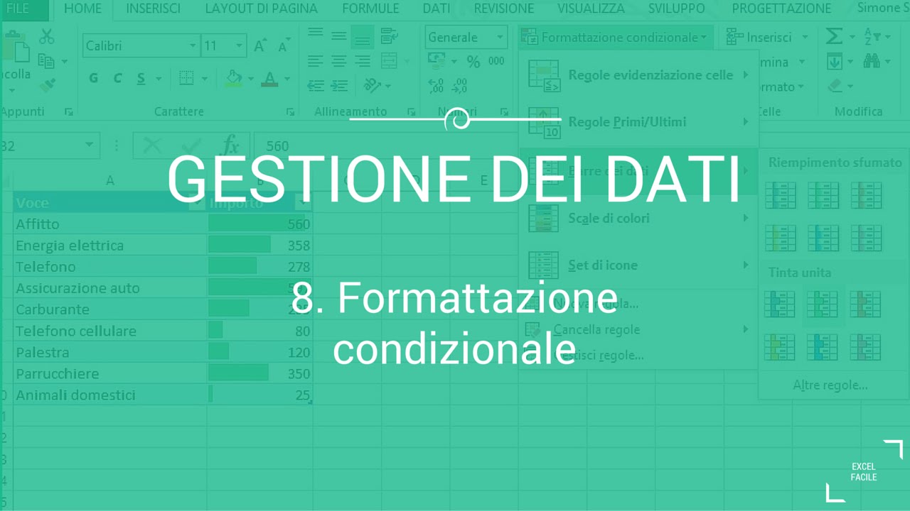 Formattazione Condizionale (parte 1) - Excel Facile