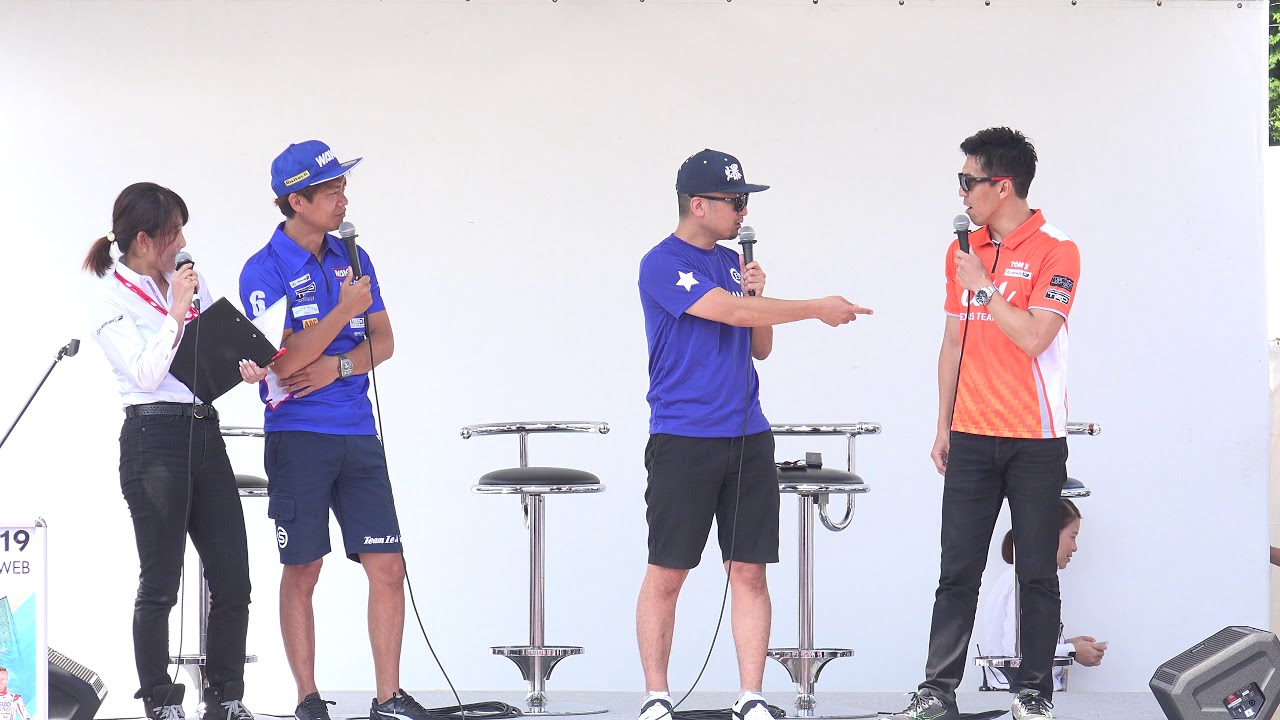 脇阪寿一 坂東正敬 伊藤大輔 監督トークショー LEXUSブース 2019 SUPER GT Rd.5 FUJI 4K
