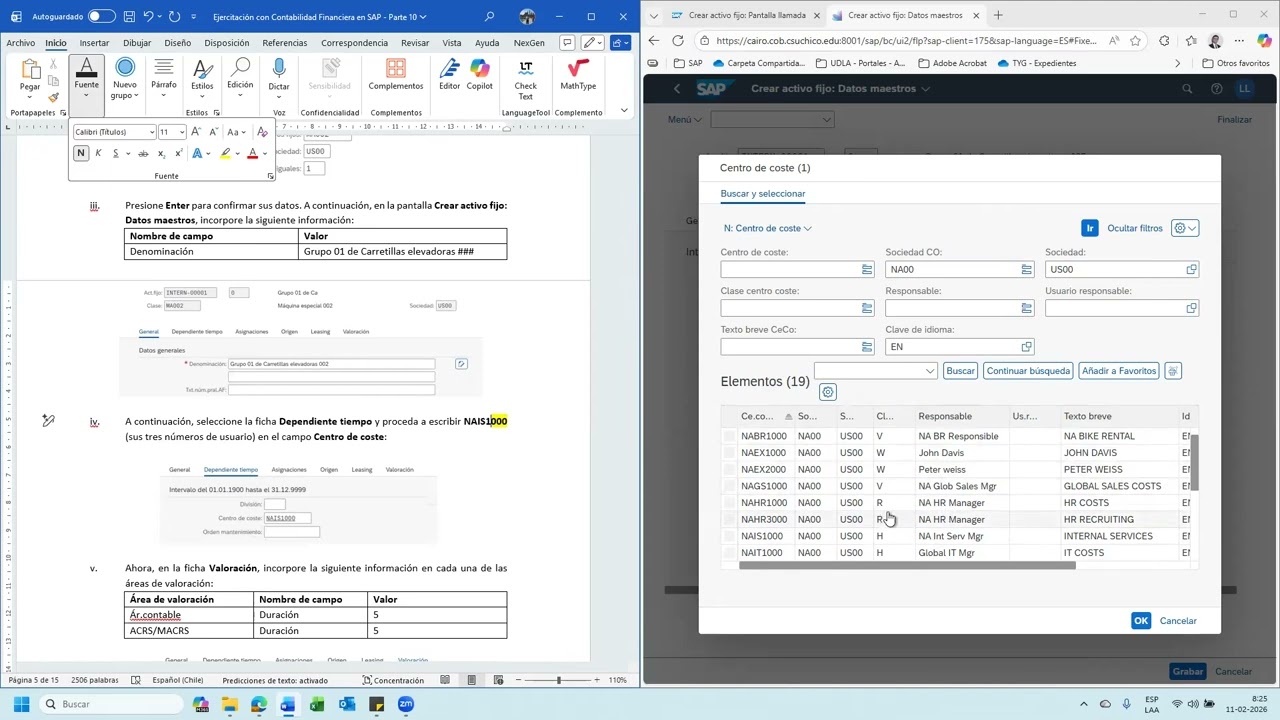Parte 10 - Ejercicio 03 - Utilización de SAP Versión 4.2 - Contabilidad Financiera