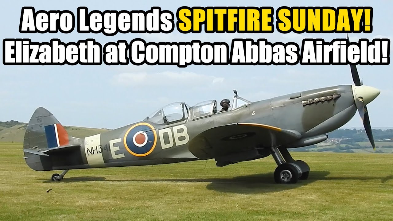 Aero Legends SPITFIRE 'ELIZABETH' + MORE HERITAGE AIRCRAFT at COMPTON ABBAS AIRFIELD! | 18.08.2024
