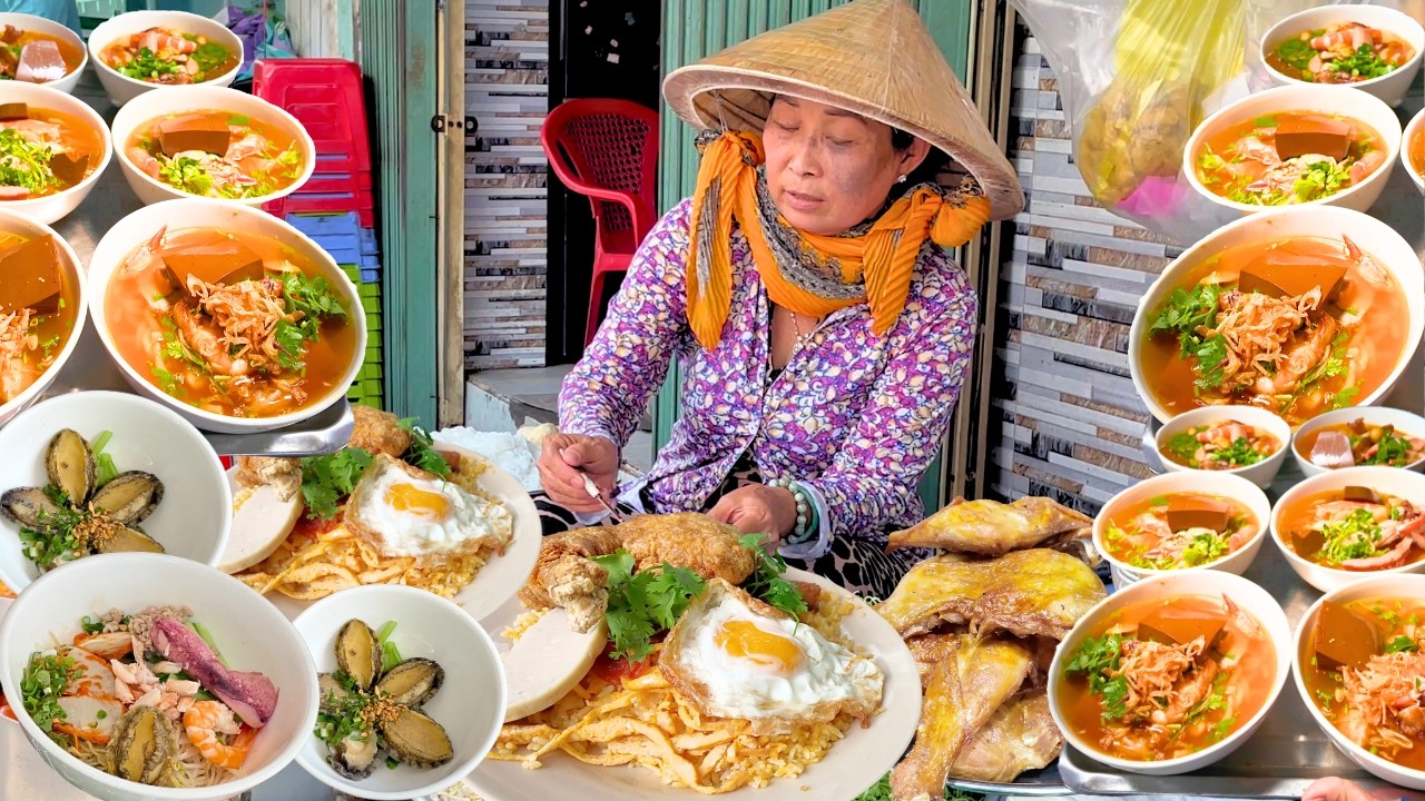 POPULAR HO CHI MINH CITY STREET FOODS || VIETNAM STREET FOODS COMPILATION