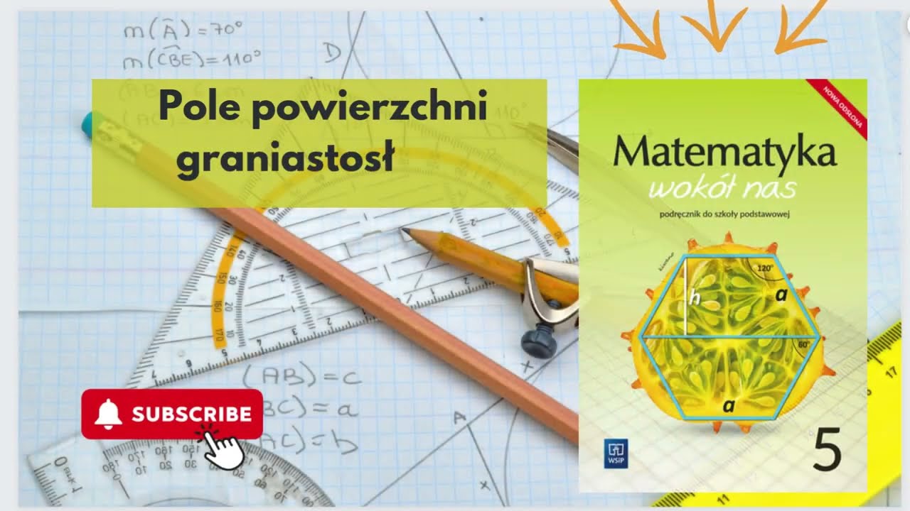 33. Pole powierzchni graniastosłupa. Klasa 5. Matematyka wokół nas
