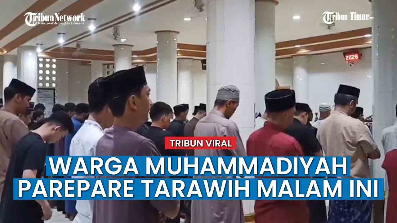 Sidang Isbat Tetapkan 1 Ramadan Kamis, Warga Muhammadiyah di Parepare Sudah Tarawih Malam Ini
