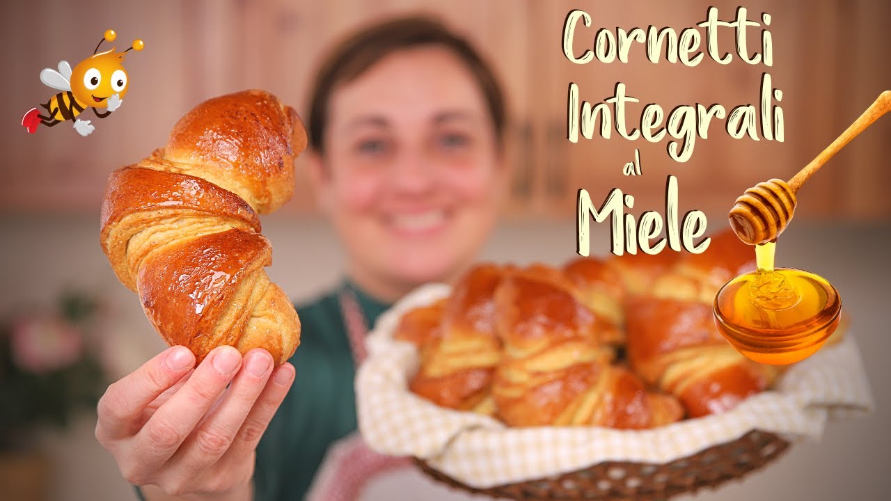 Круассан из цельнозерновой муки с медом Легкий рецепт
