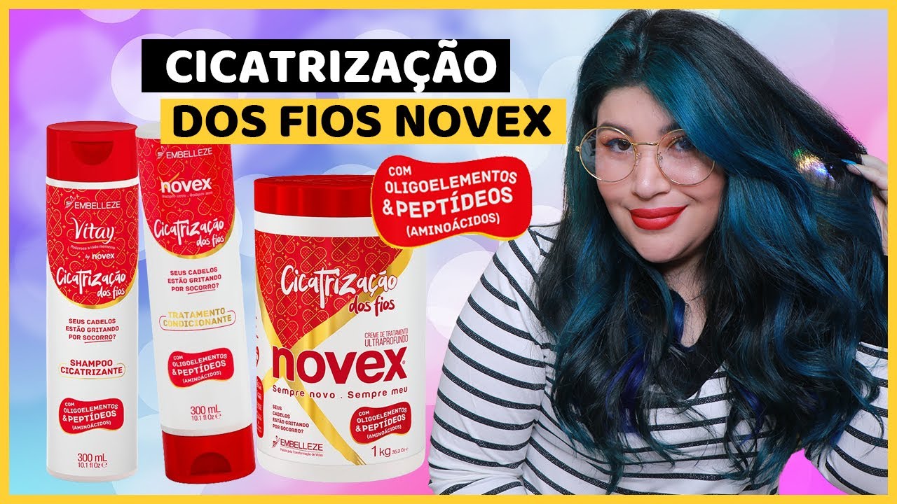 🆘 NOVEX CICATRIZAÇÃO DOS FIOS [Hidrata, nutre e recupera cabelos danificados]