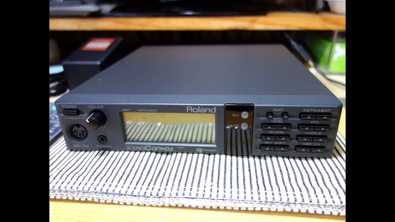 【MIDI音源】「SC-55」ボタン電池交換とサンプル曲で作動確認【Roland】