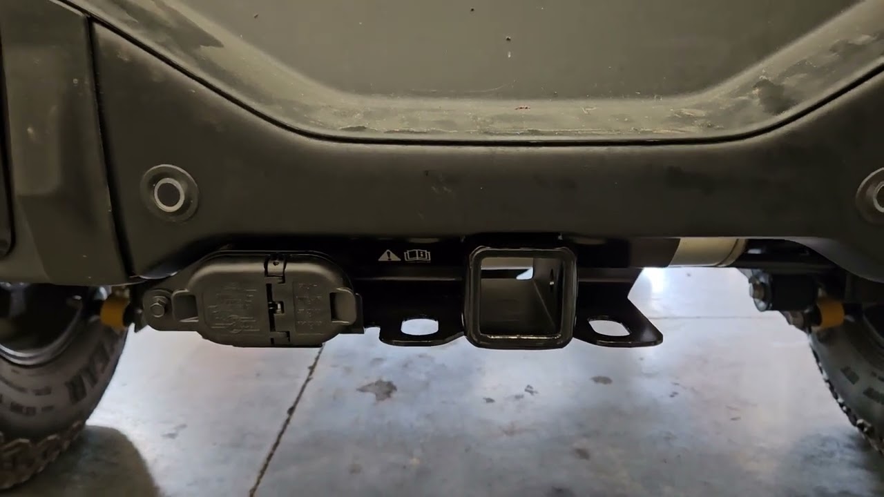 2024 Ford Bronco Trailer Hitch Install   Part 2