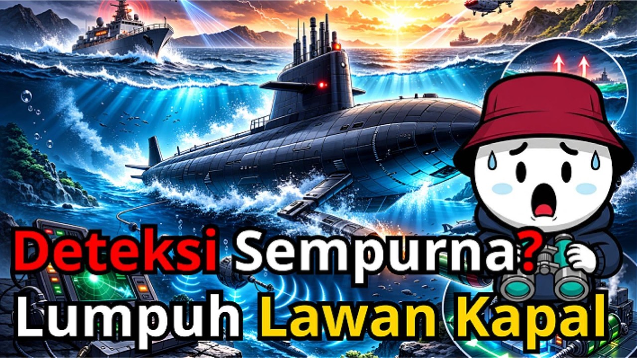 Mengapa Kapal Selam Bisa “Menghilang”? Teknologi Stealth, Sonar, Kavitasi & Termoklin