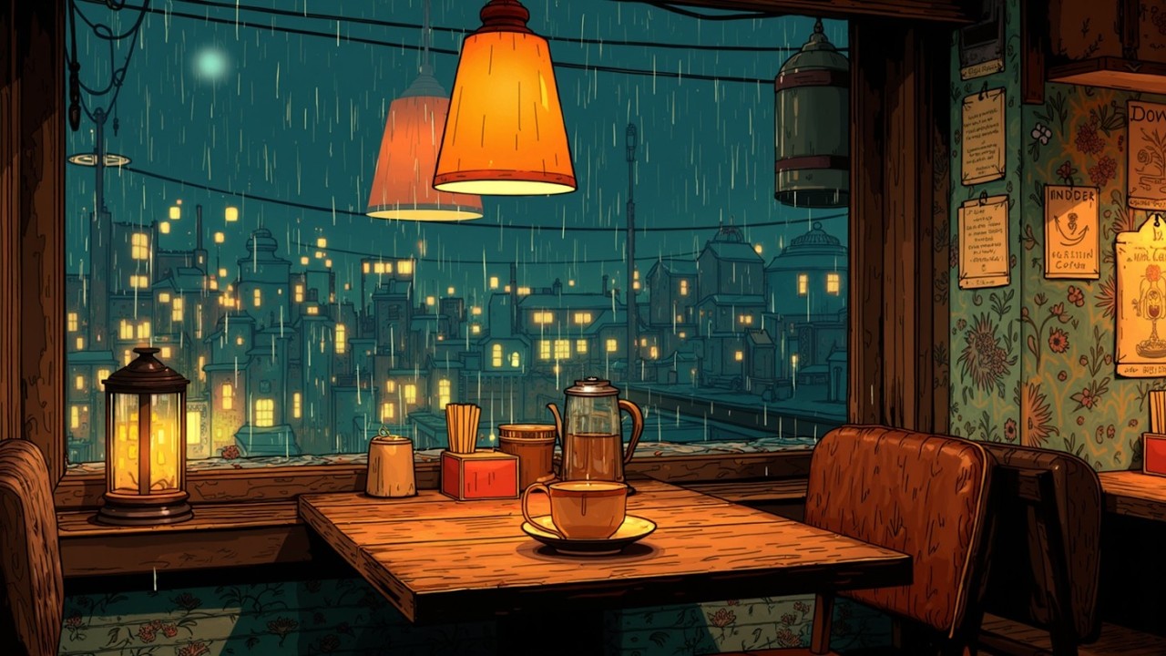 Уютные Дождевые Биты ~ Lofi Хип-Хоп Музыка для Учебы и Расслабления