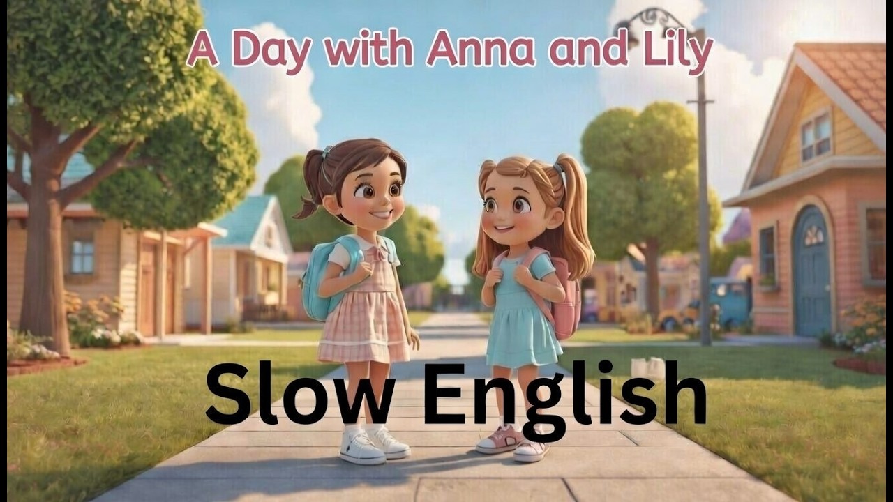 A Day With Anna And Lily / Slow English for Daily Life