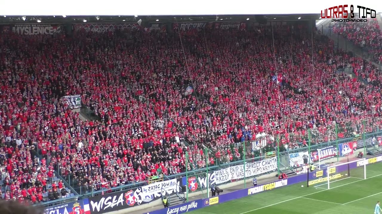 PL: Wisła Kraków - Piast Gliwice. 2024-04-03